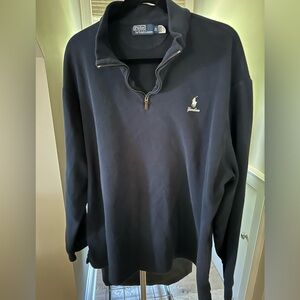 Polo Ralph Lauren Dark Blue Zip-Up Yankee Sweater